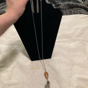 Necklace with earrings